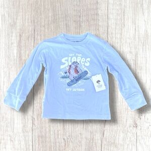 Tucker + Tate Light Blue 'Hit The Slopes' Long Sleeve Tee